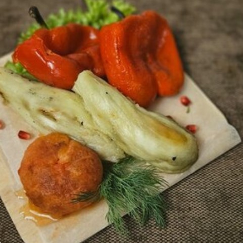 Овощи на мангале
