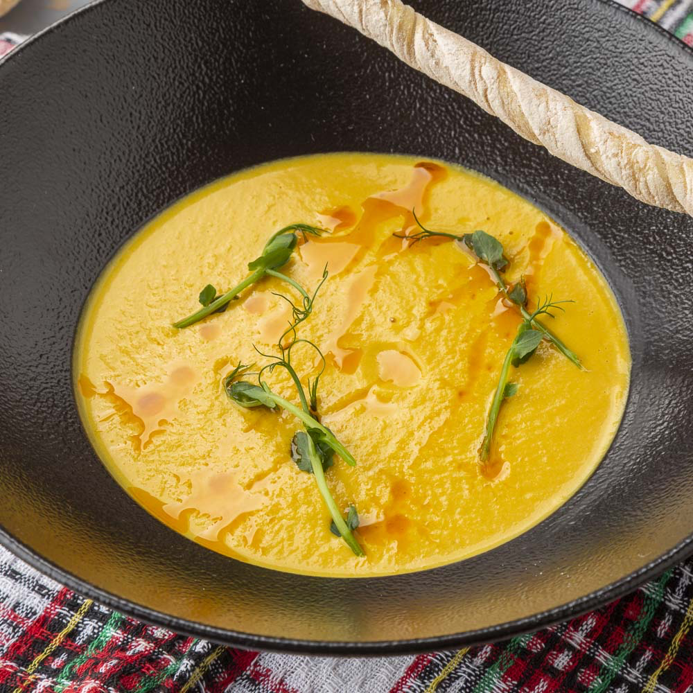 Крем суп из тыквы с сельдереем