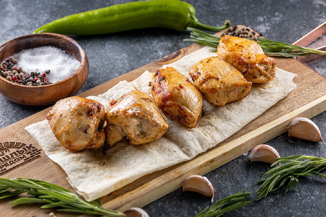 Шашлык из куриной грудки