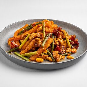 Картофель фри с мясом малая