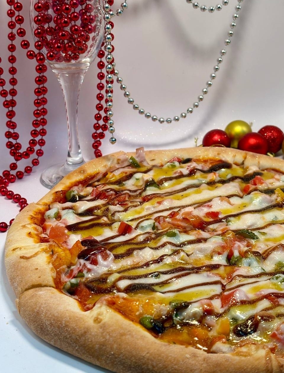 Пицца Новогодняя 30см