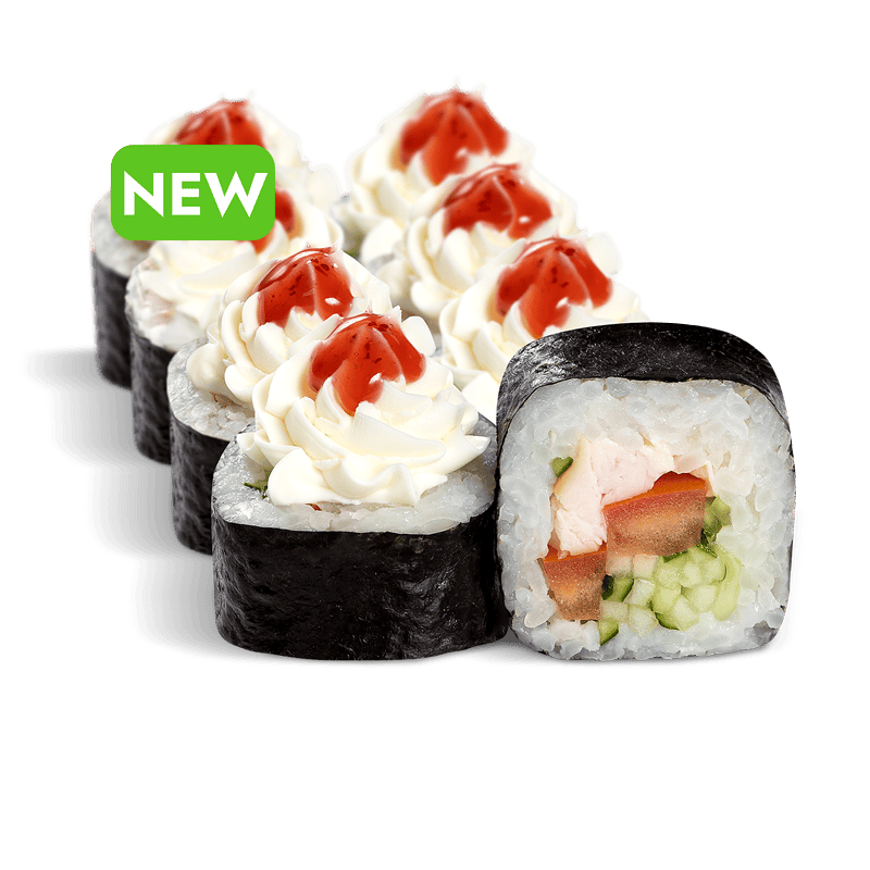 Ролл С курицей и брусникой