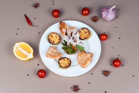 Индейка с овощами