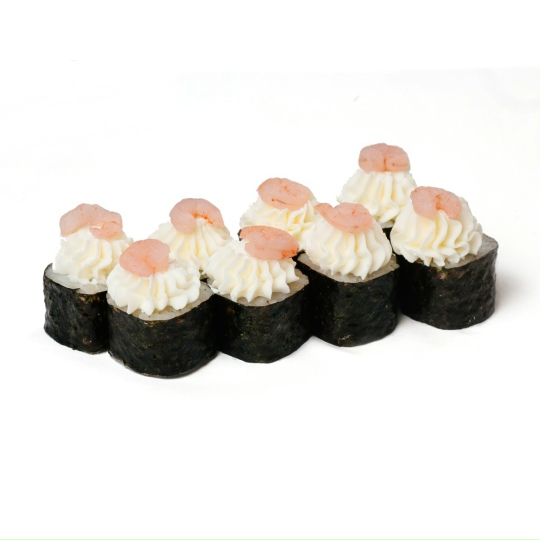 Маки с креветкой и сливочным сыром