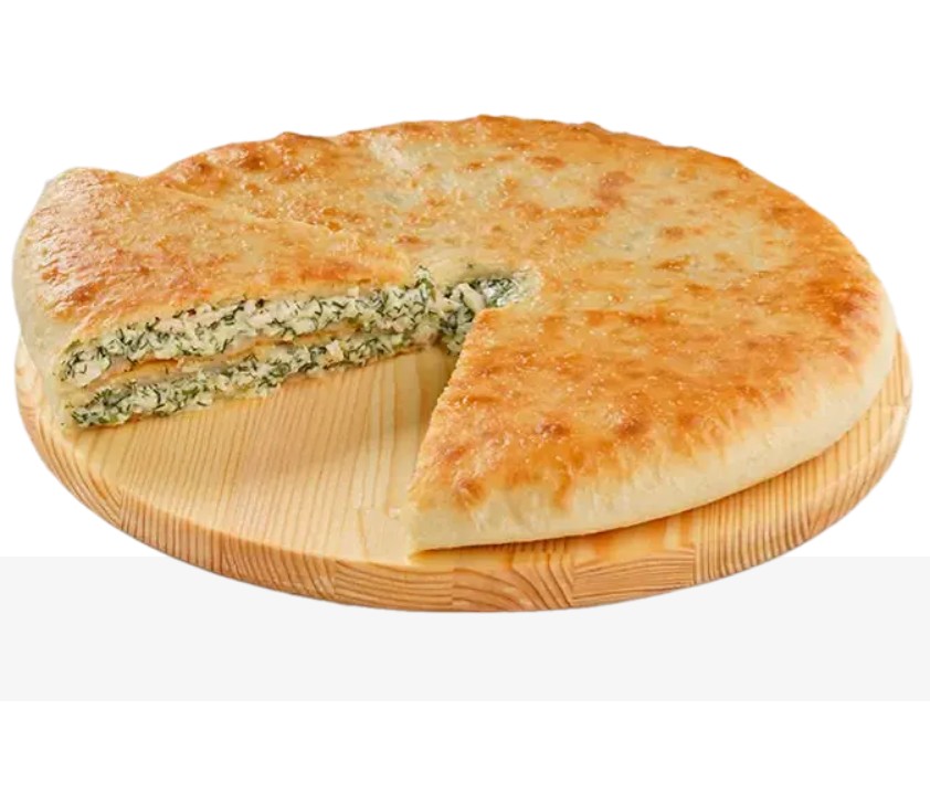 Осетин. пирог с куриц., сыром и укропом