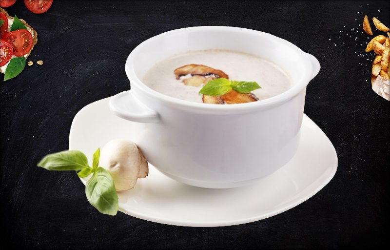 Крем суп с грибами