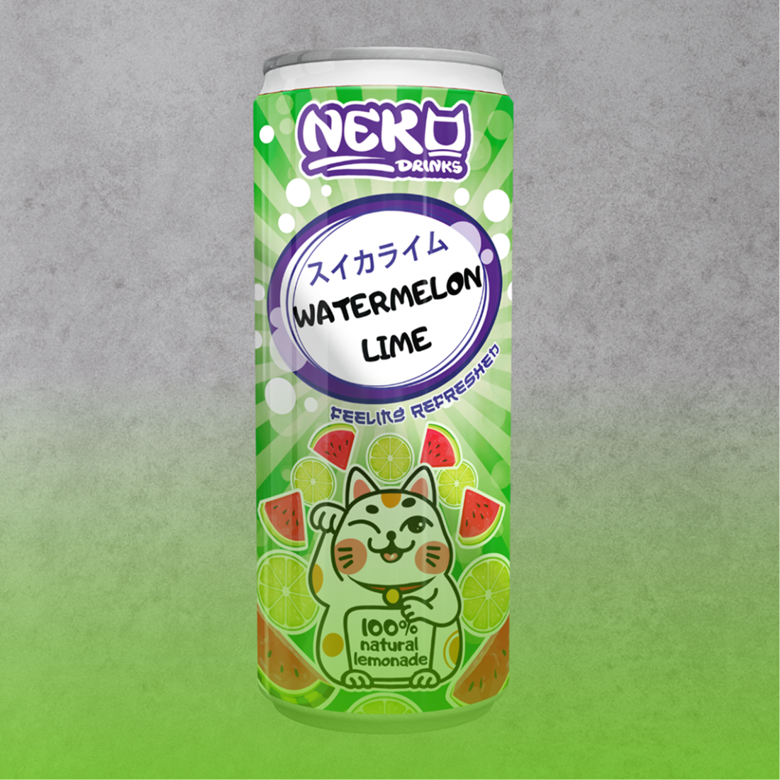 Лимонад Neko: WATERMELON, LIME