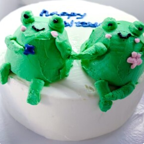 Бенто-торт Лягушки