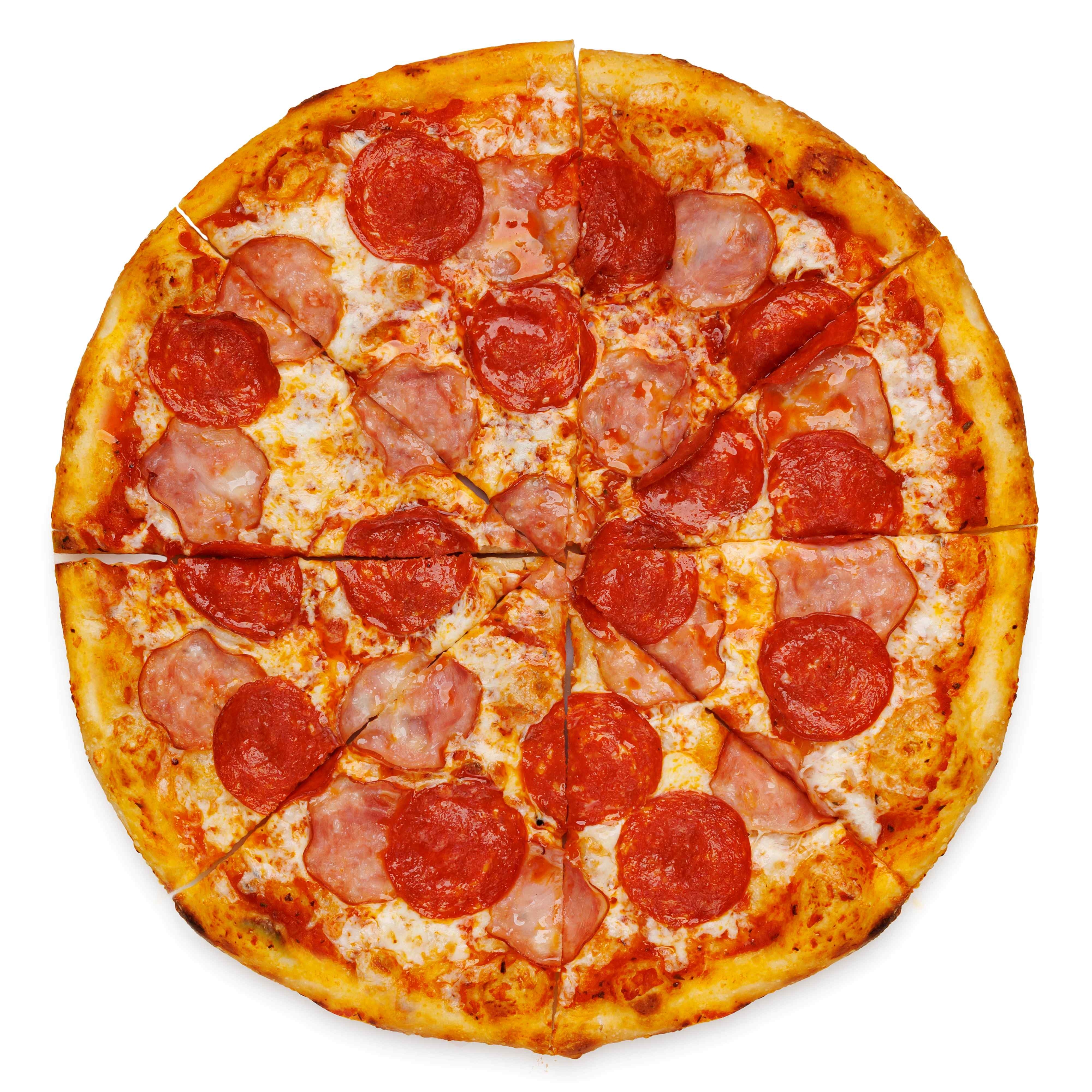 Ветчиной и пепперони 34 см