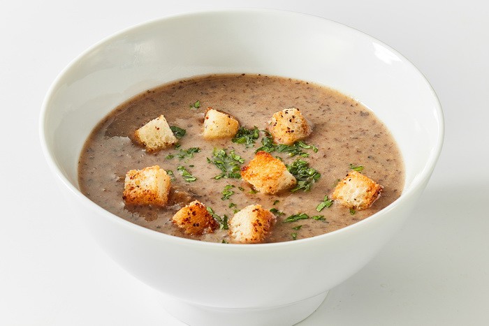 Суп-крем из шампиньонов