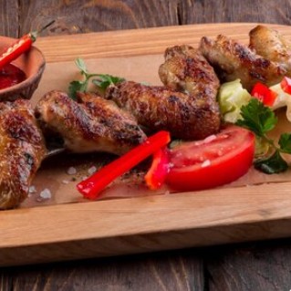 Куриные крылышки острые
