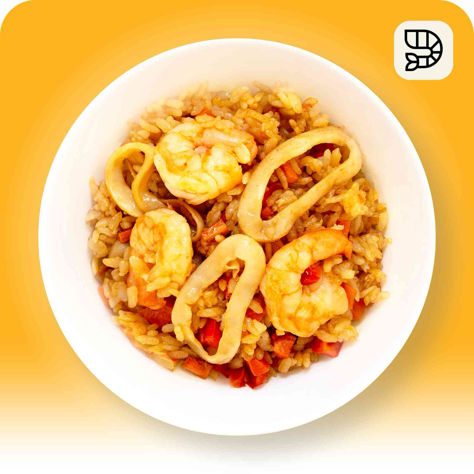 Тяхан с морепродуктами