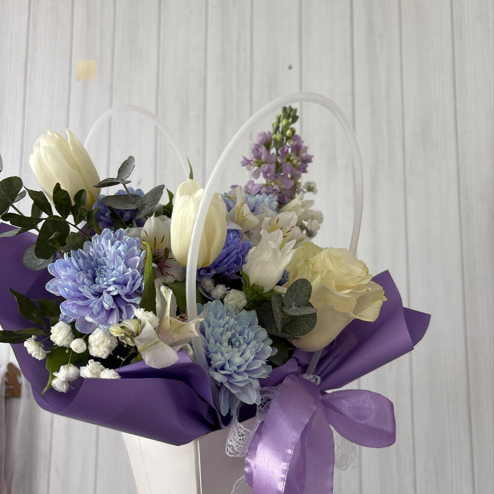 Корзинка фиолетовая