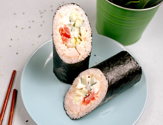СушиРрито с копченой курицей