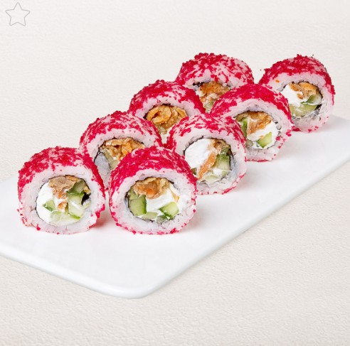 Ролл Сливочный лосось терияки