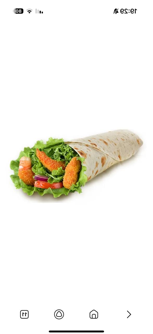 Цезарь ролл с креветками