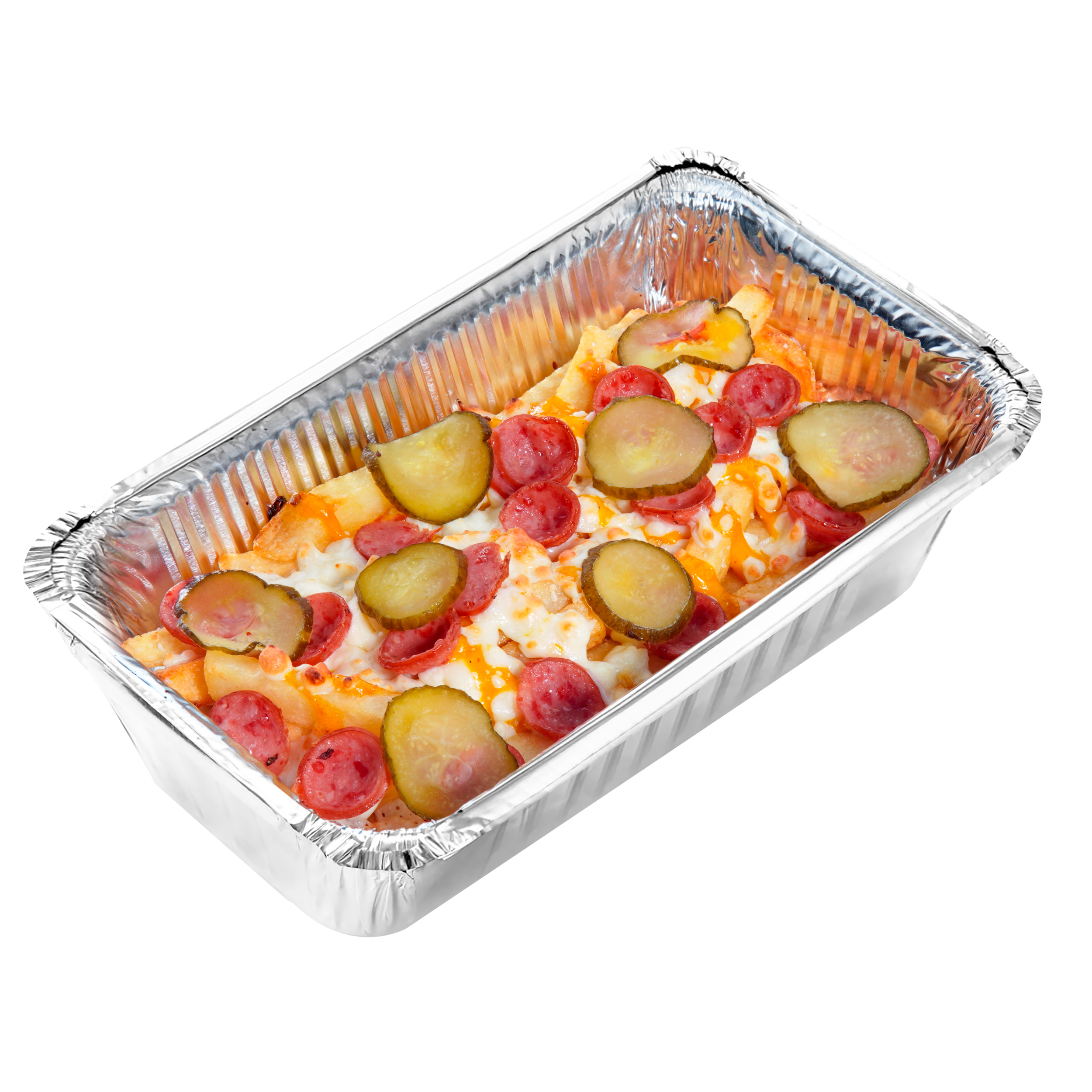 Картофель фри из печи с баварскими колбасками