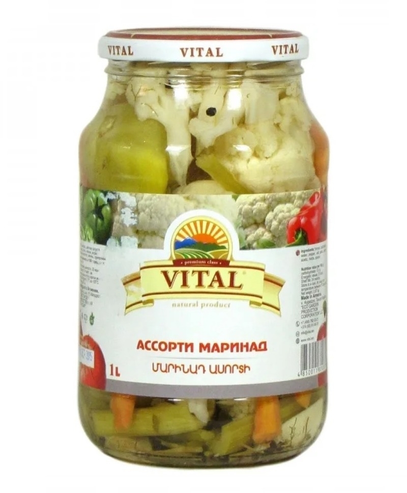 Ассорти маринад (цветная капуста) Vital