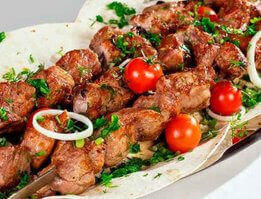 Шашлык шейка (свиная мякоть) 100 гр