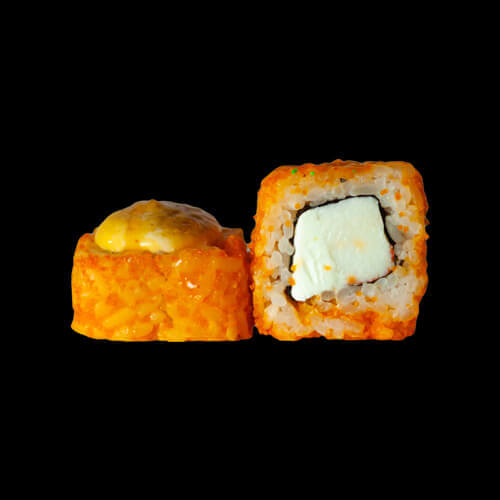 Калифорния, запеченная с манго соусом