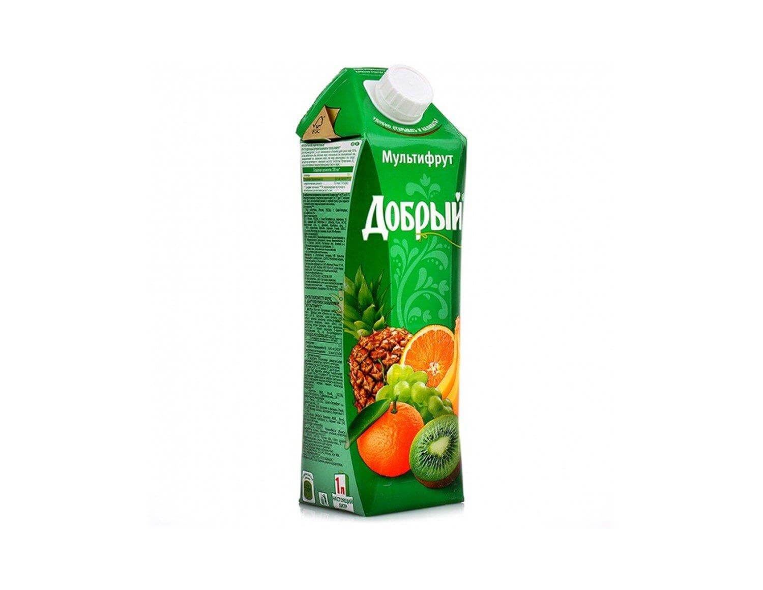 Сок добрый 1л