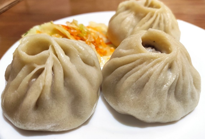 Самые вкусные манты 3шт.+лаваш