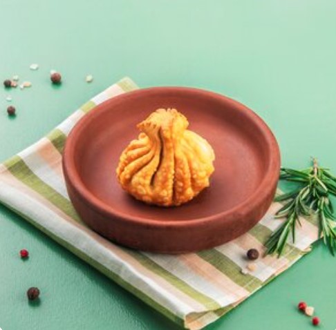 Жареные хинкали с курицей