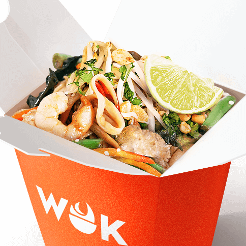 Лапша Удон Wok с морепродуктами