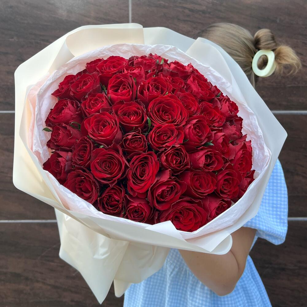 Большой букет 51 красная роза