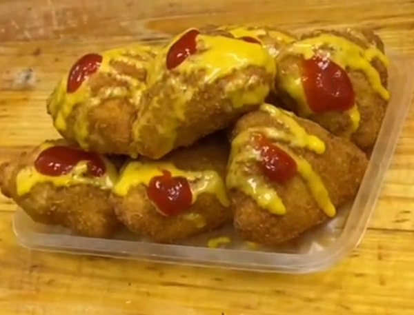 Чебуроллы с беконом