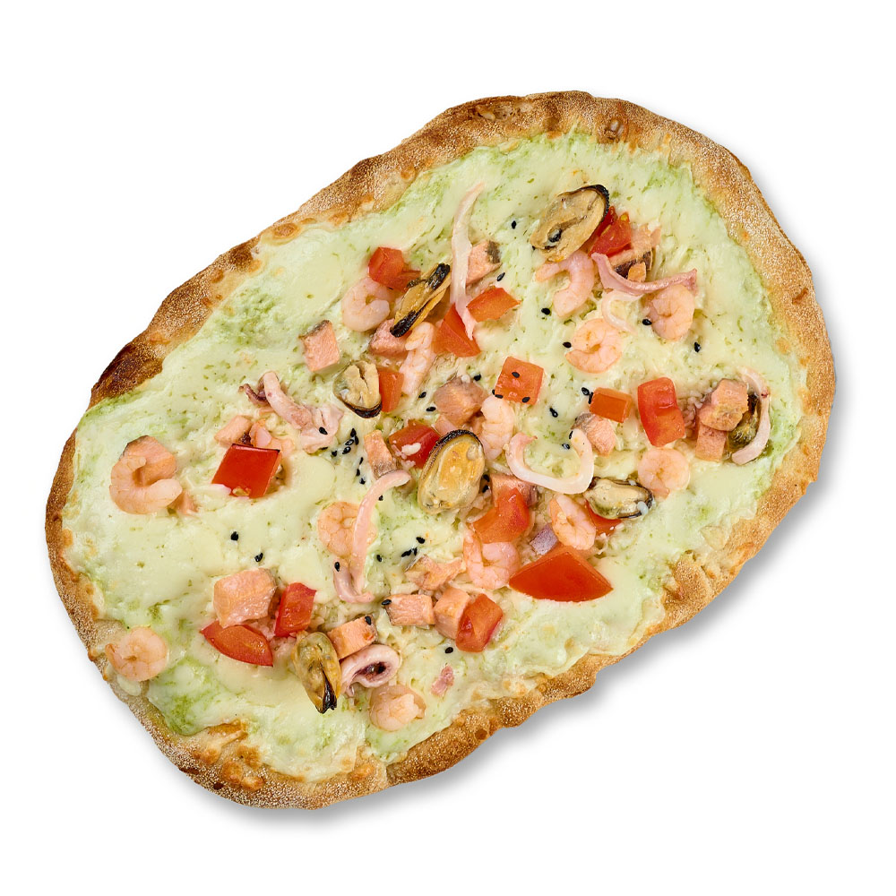 Римская пицца Морская с песто