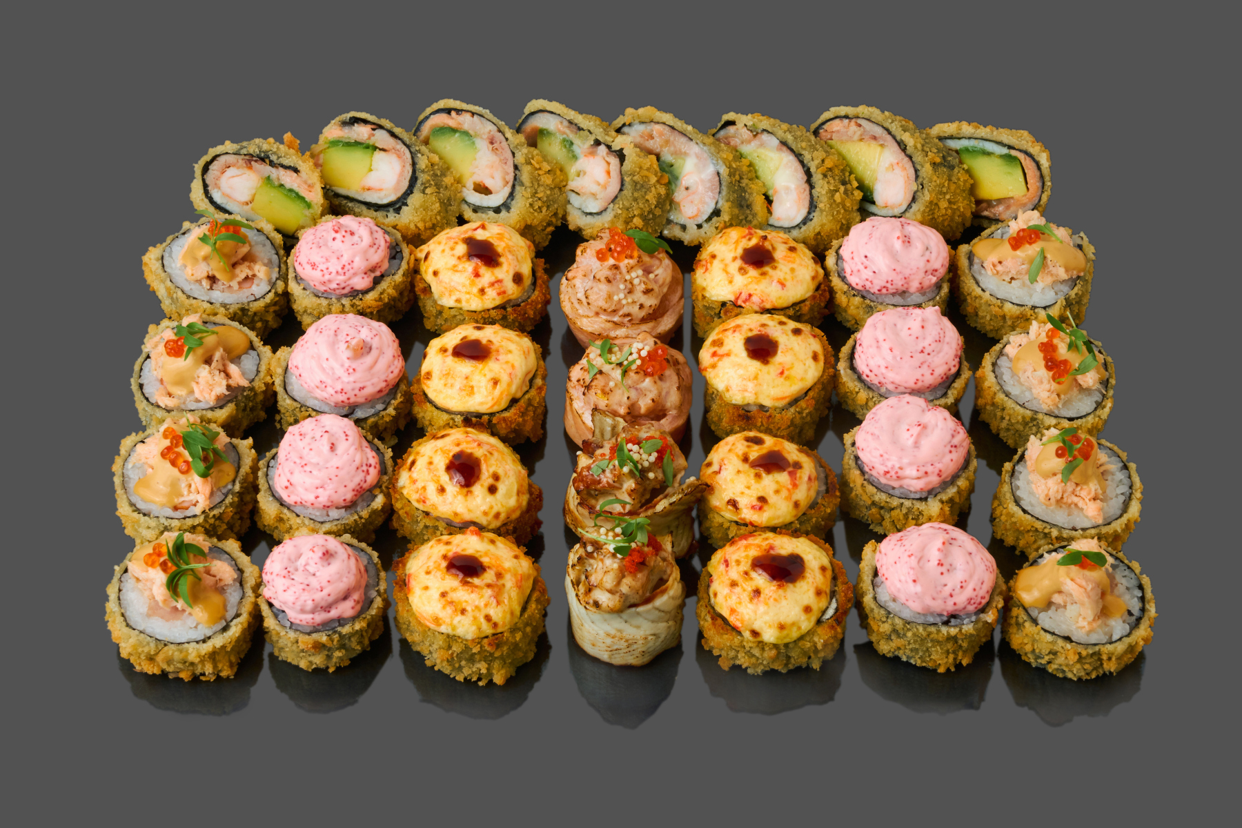 Сет запеченный