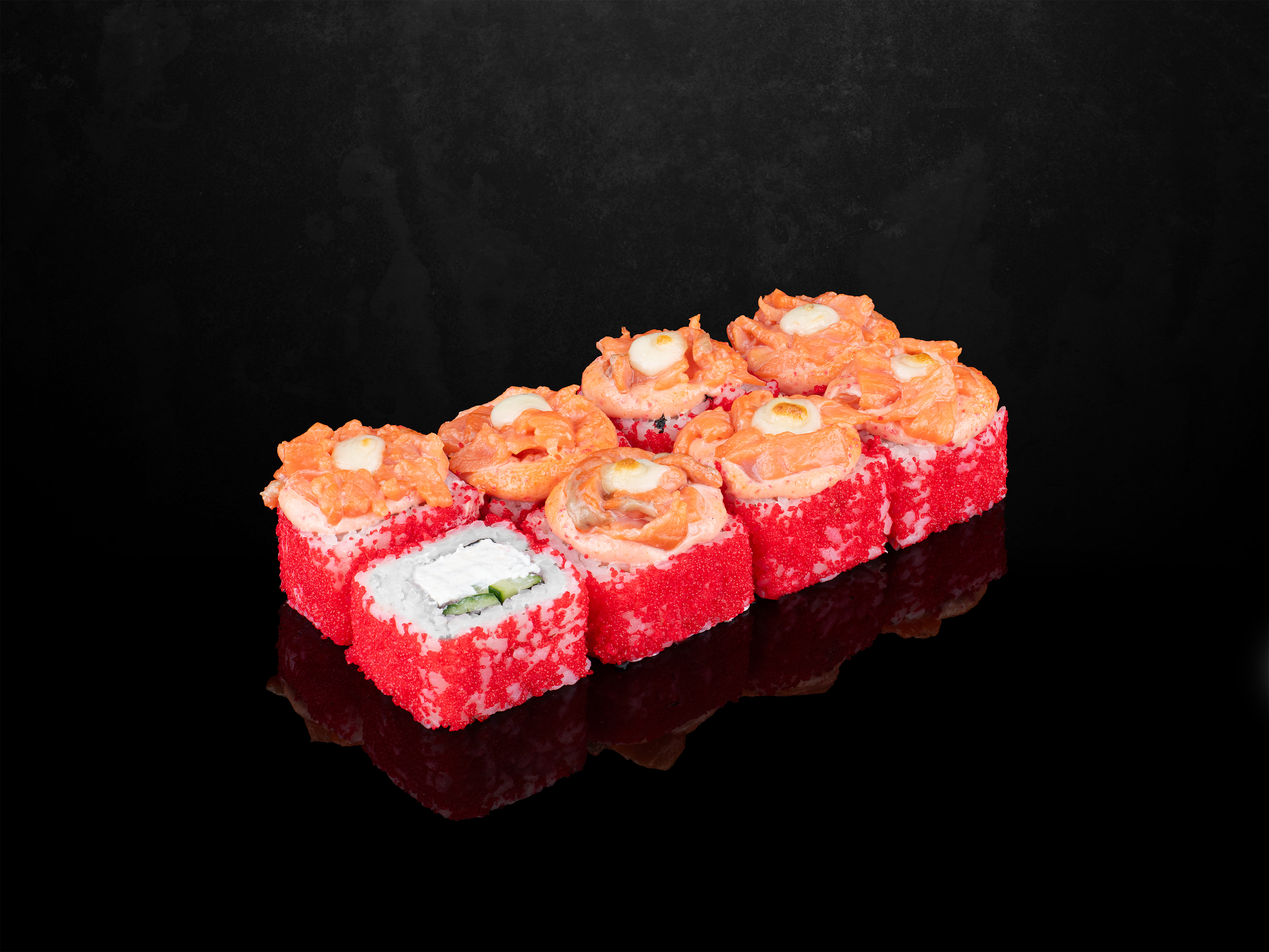 Лосось моцарелла