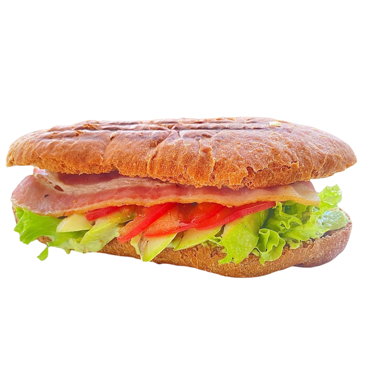 Панини с овощами и беконом