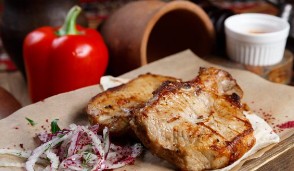 Шашлык из свиной корейки