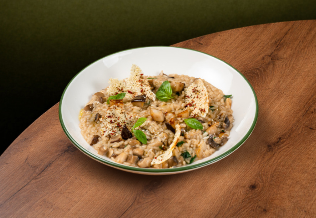 Ризотто с белыми грибами