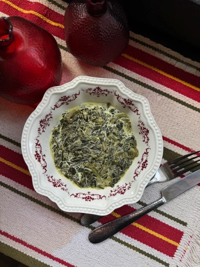 Соте из шпината