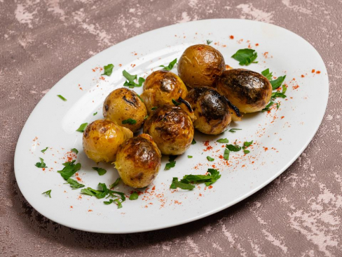 Картофель с курдюком
