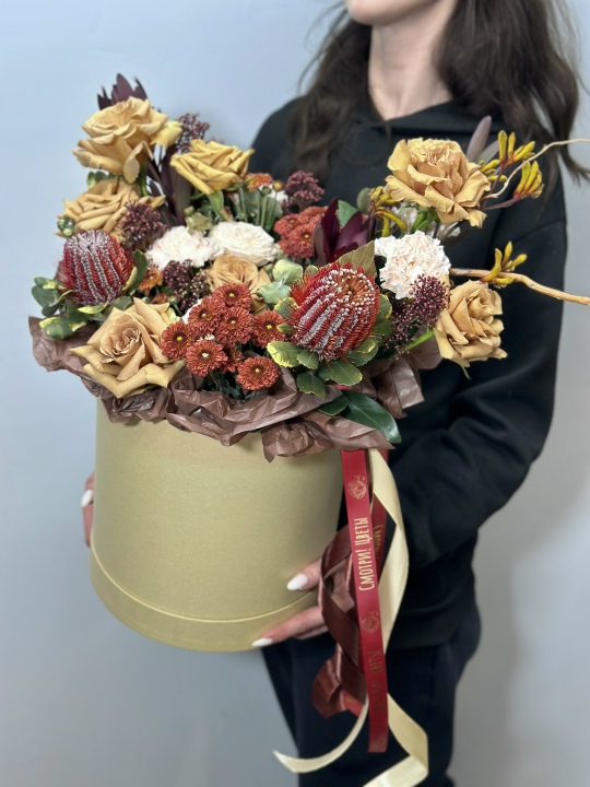 Коробка с цветами «Экзотик