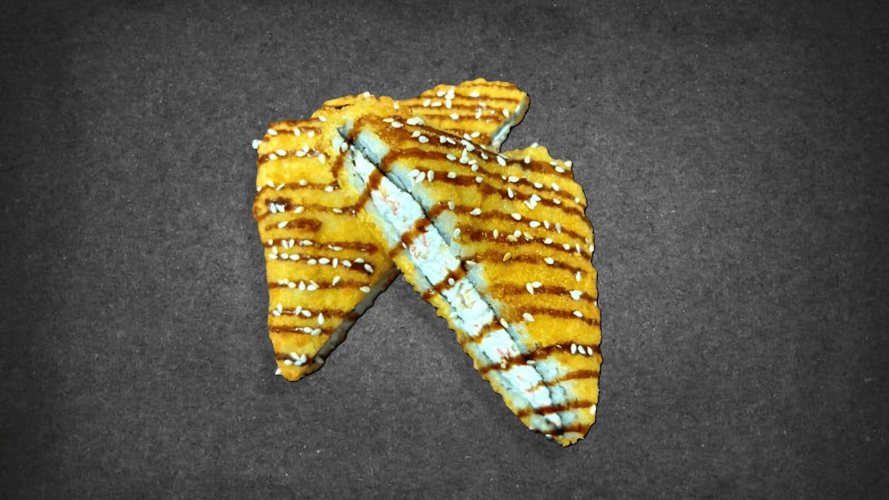 Онигири темпур с краб сурими