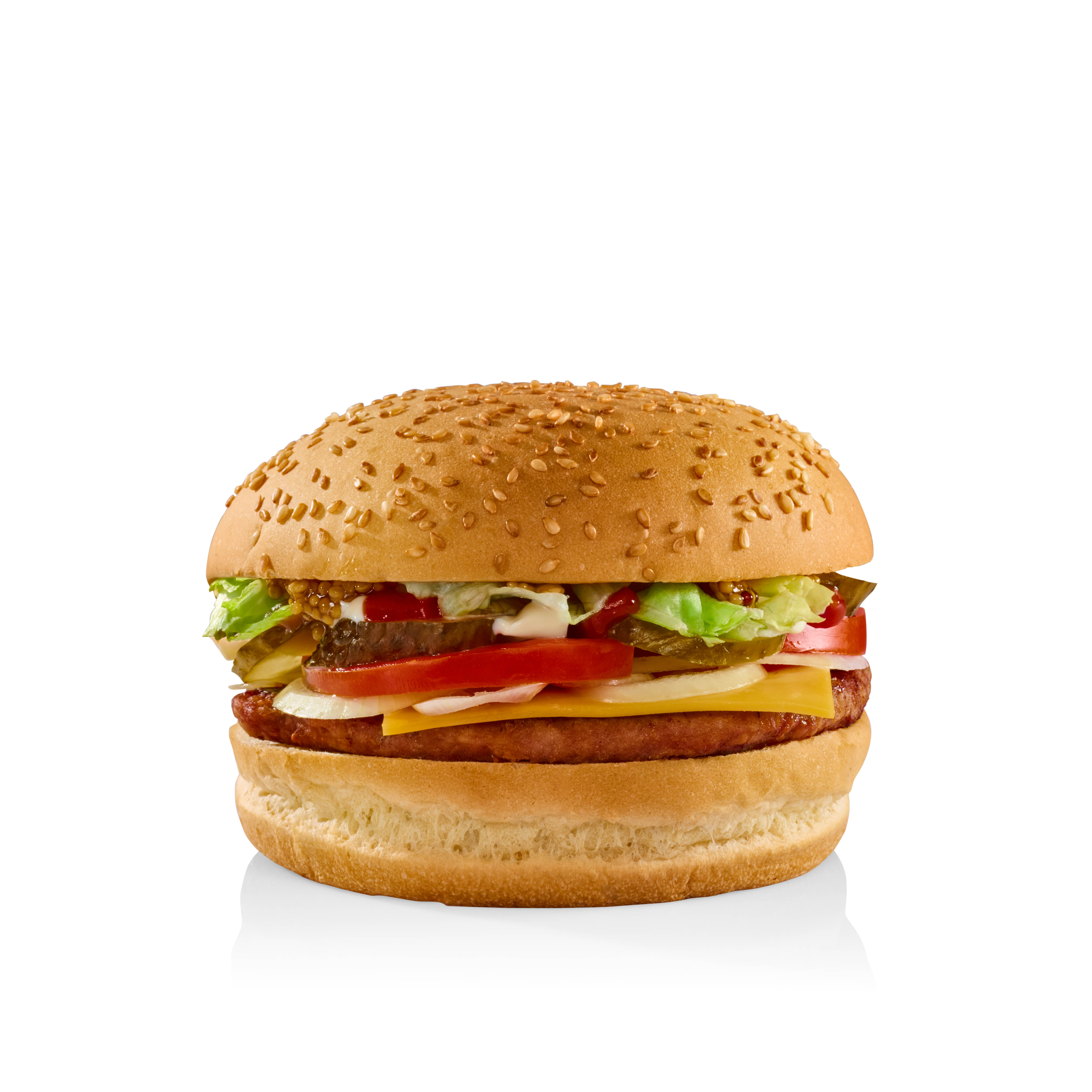 Чизбургер с дижонской горчицей