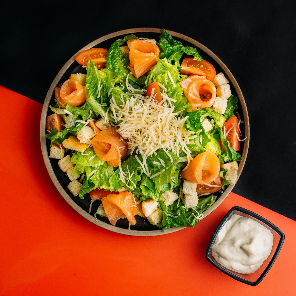 Цезарь с сёмгой