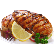 Стейк из курицы с салатом