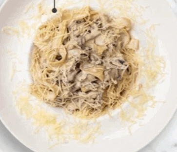 Паста с телячьими щечками