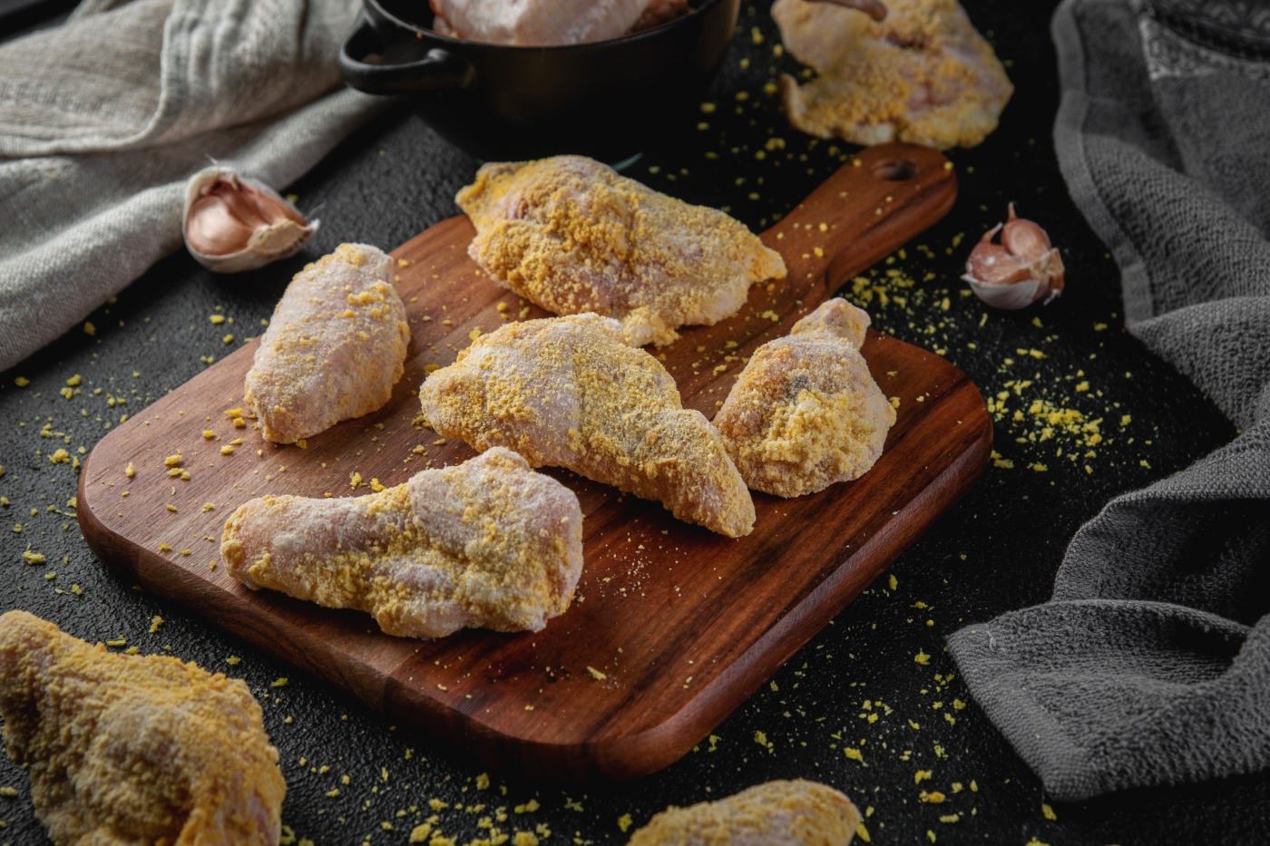 Крылышки куриные в панировке