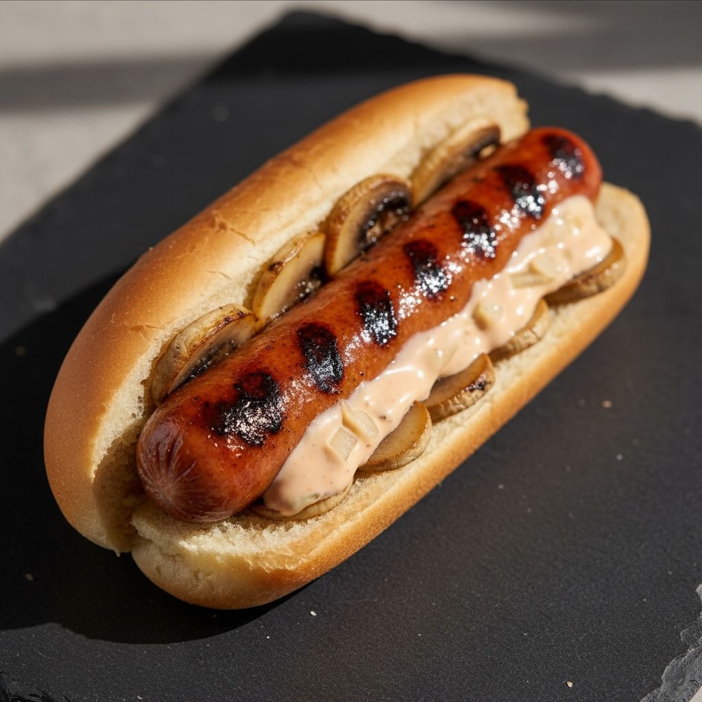 ГРИБНОЙ хот-дог