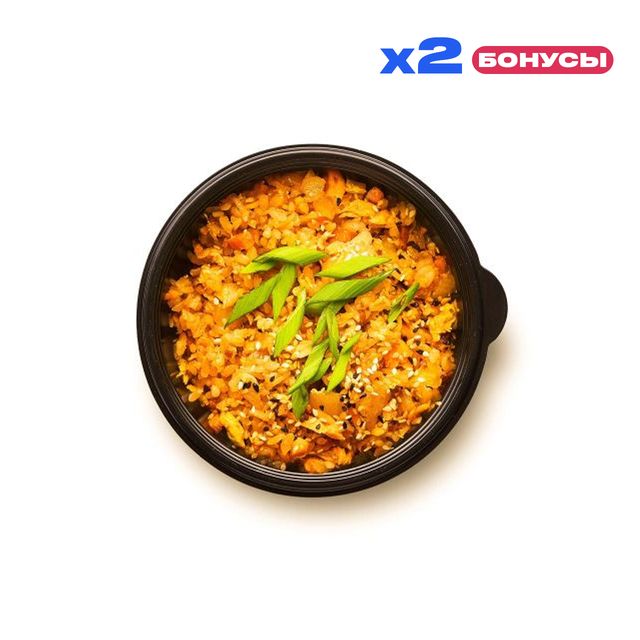 Рис лосось терияки