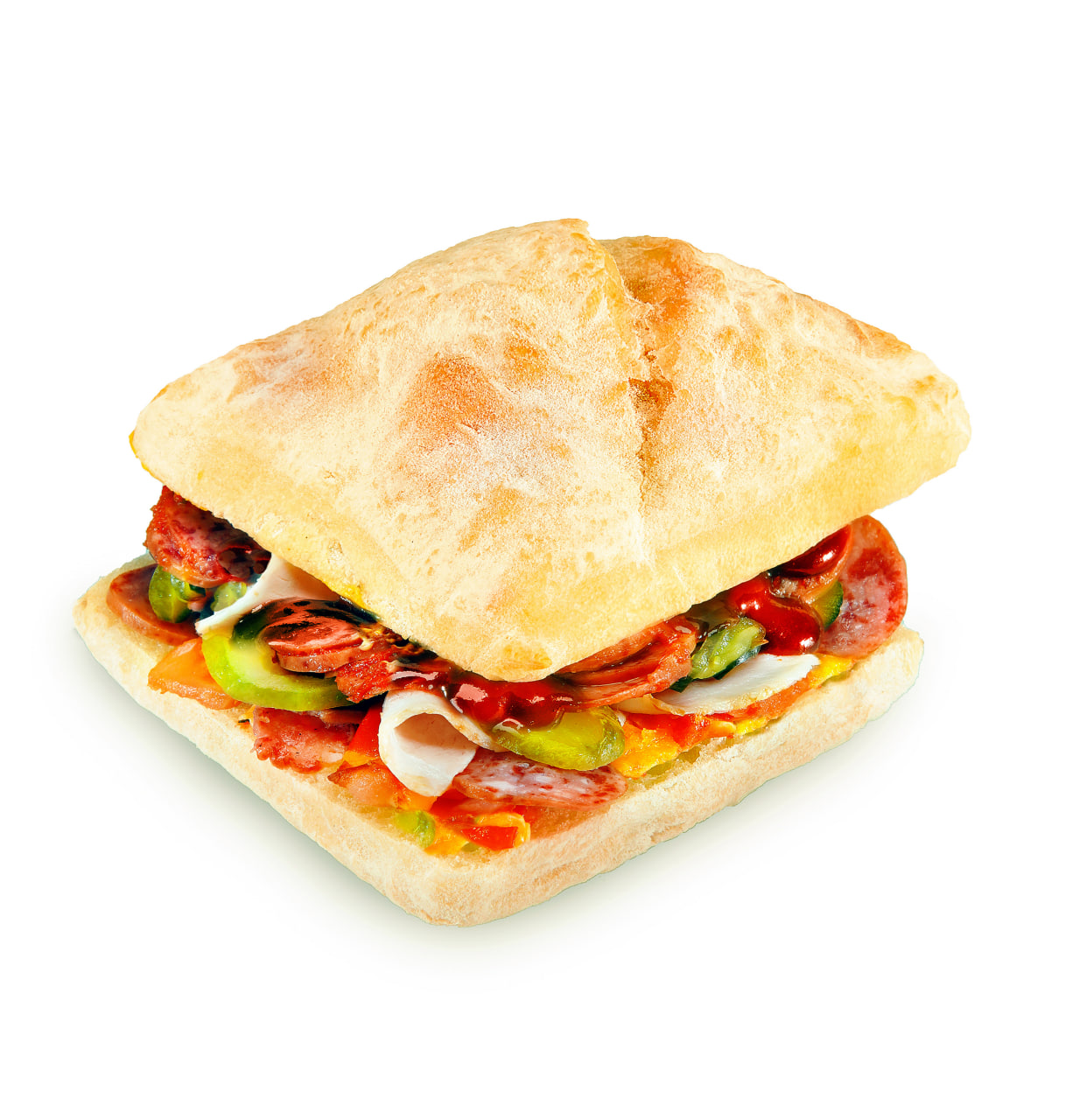 Чиабатта мясная