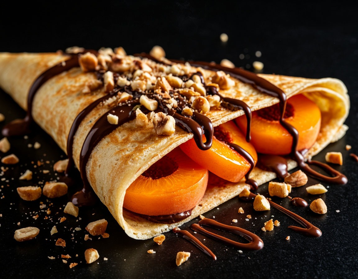 Креп "Нутелла - абрикос"