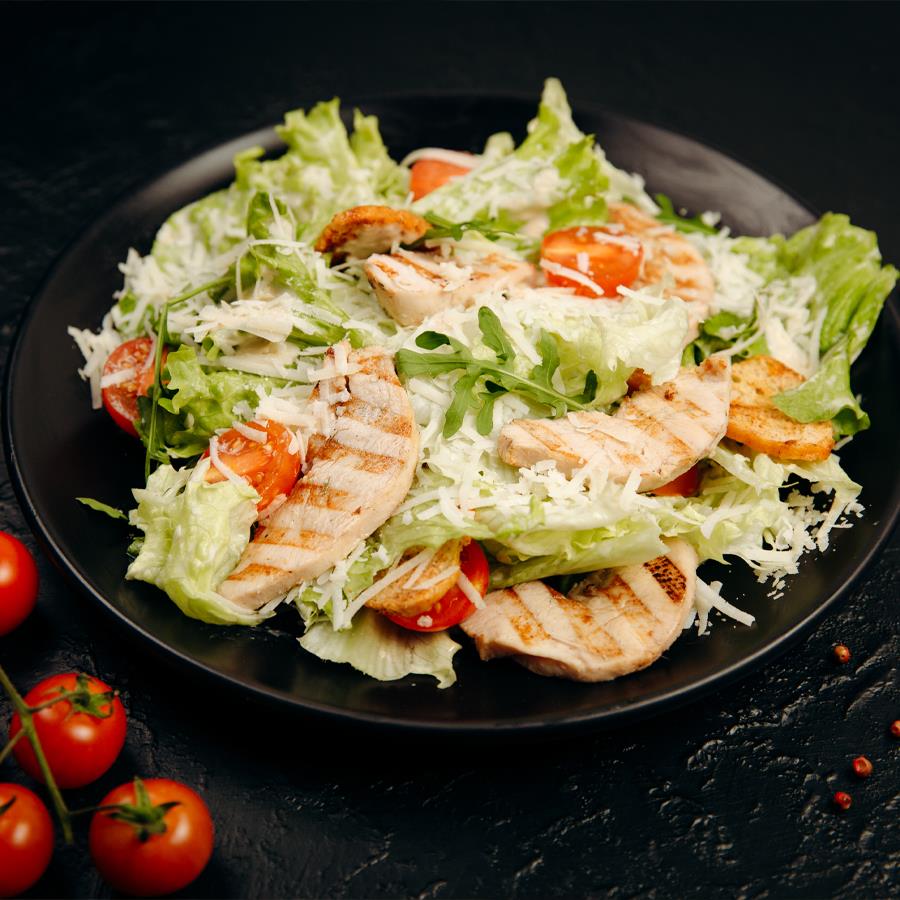 Цезарь с курицей